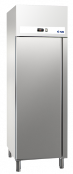 Edelstahl Tiefkühlschrank,  653 x 842 x 2040 mm, -18°C/-21°C, Umluft